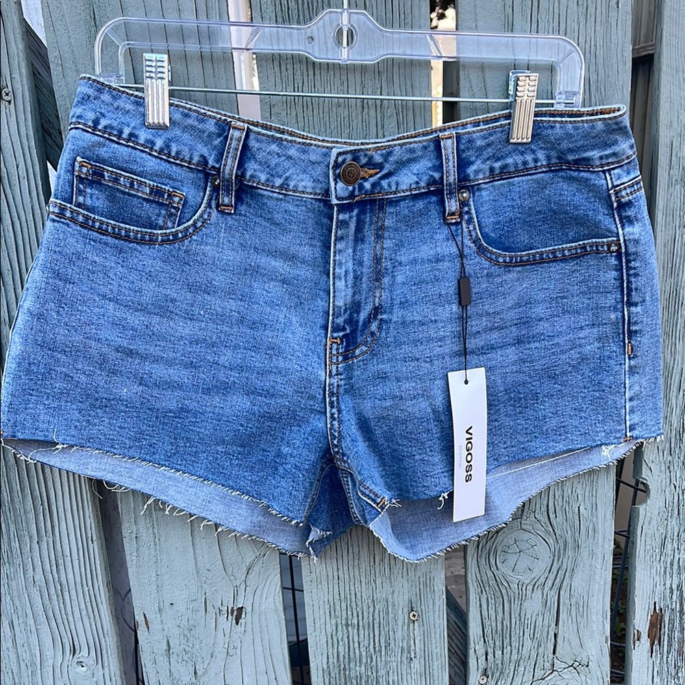Vigoss Women's Blue Denim Shorts